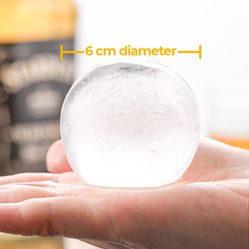 🧊❄️ Prémium szilikon jéggolyó készítő – Tökéletes jéggömbök italokhoz, könnyű kiemeléssel 🍹