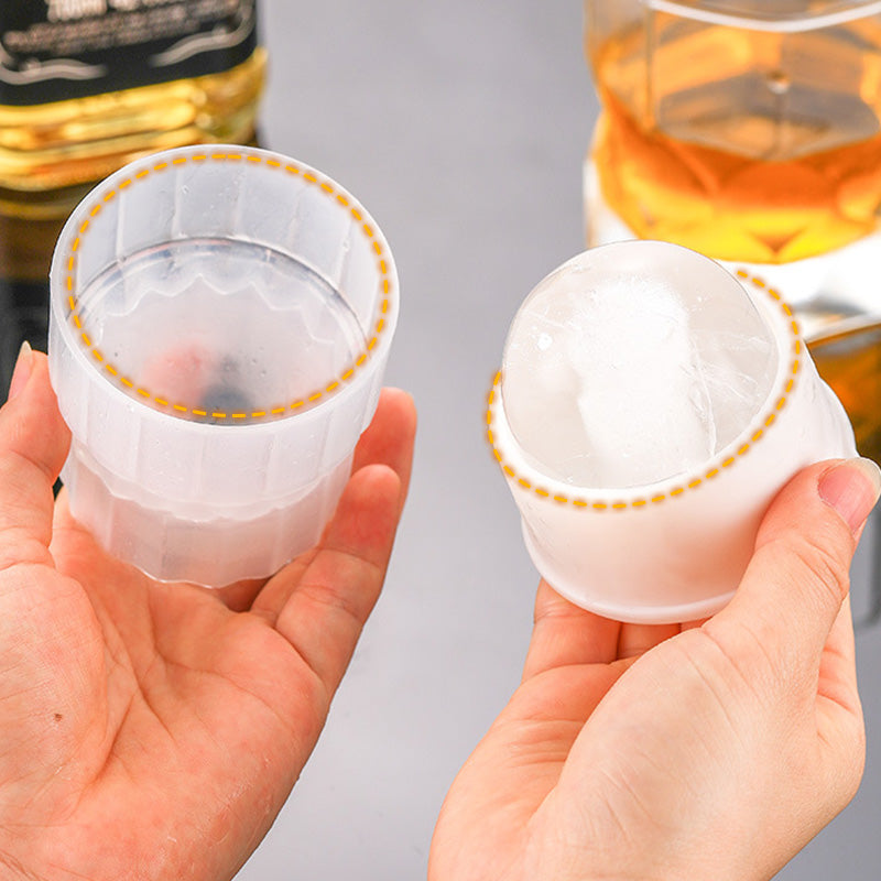 🧊❄️ Prémium szilikon jéggolyó készítő – Tökéletes jéggömbök italokhoz, könnyű kiemeléssel 🍹