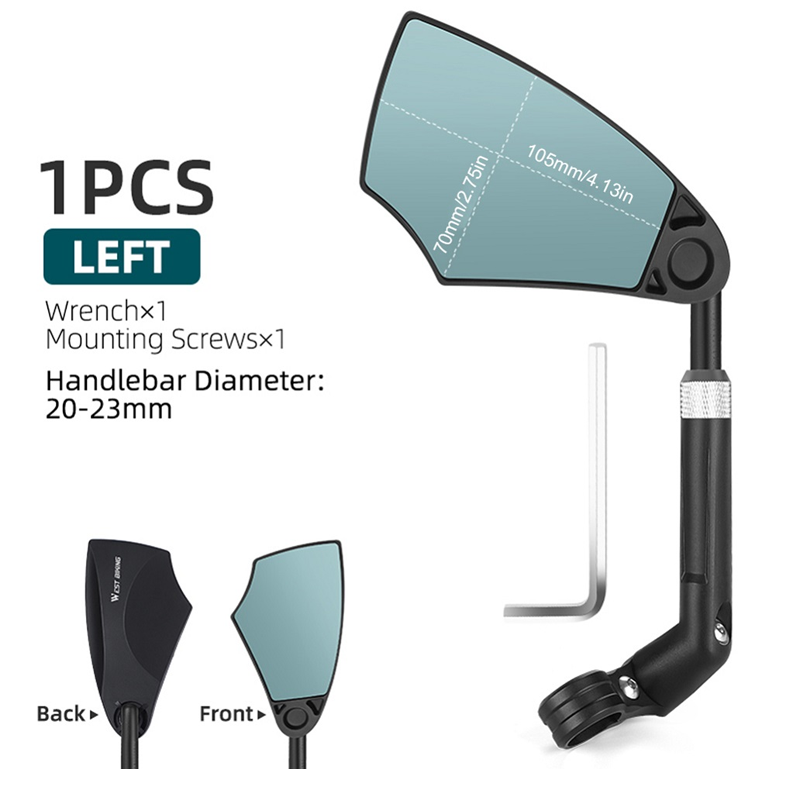 🔥Lusterko na kierownicę roweru z regulacją 360°💯