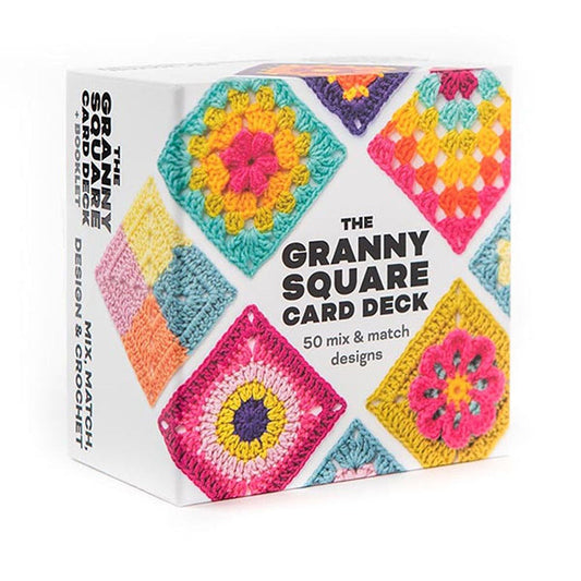 🧶✨Gra karciana Granny Square do szydełkowania – 50 wzorów do łączenia i komponowania