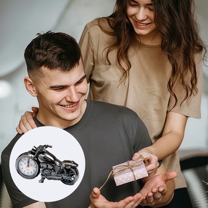 ⏰ Kreatywny budzik motocyklowy 🏍️🎁