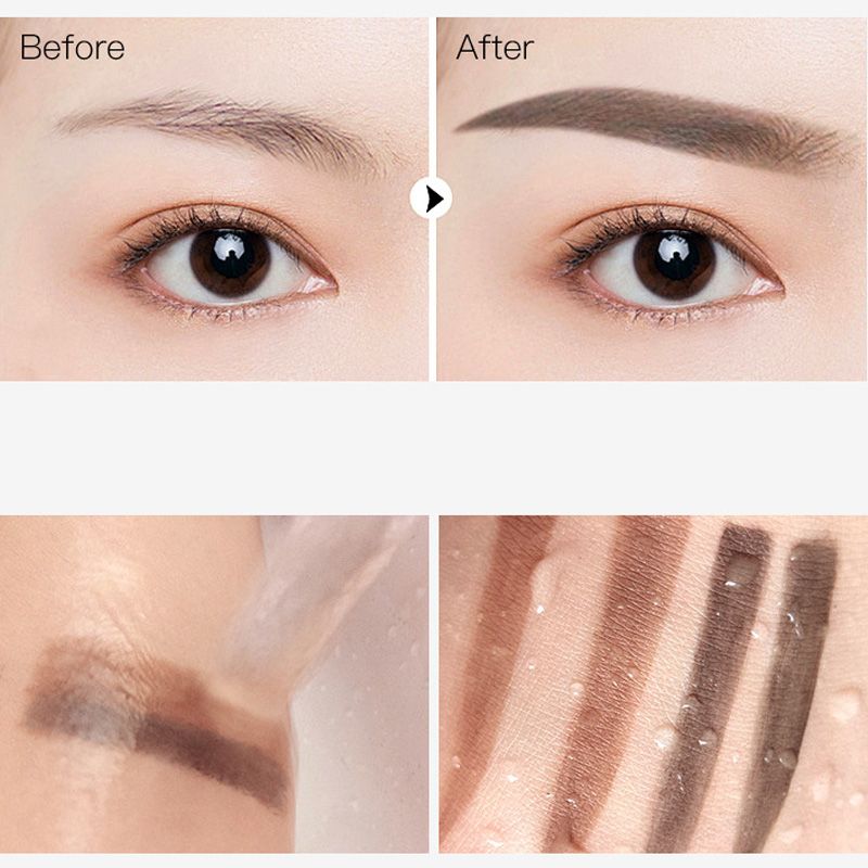 💄🎨 Professzionális szemöldökbélyegző készlet –🎯 Kétárnyalatú púderrel a tökéletes ívekért 😌