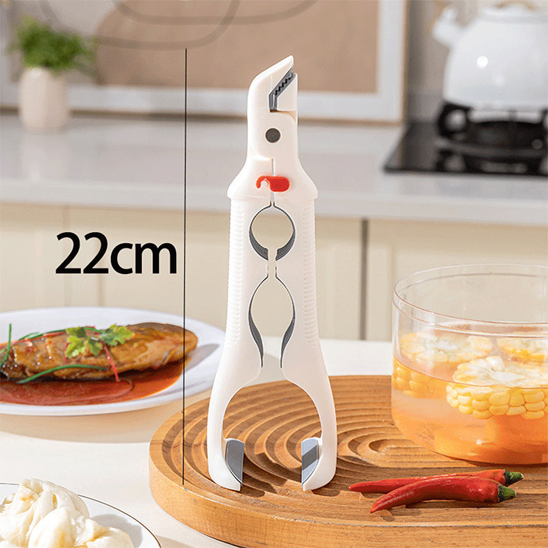 🍽️ Uniwersalny silikonowy uchwyt 3 w 1 – bezpieczne trzymanie misek i talerzy bez poparzeń!