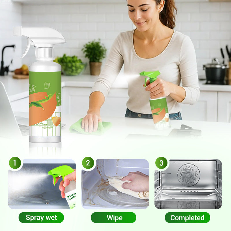 Többcélú háztartási és konyhai tisztító spray