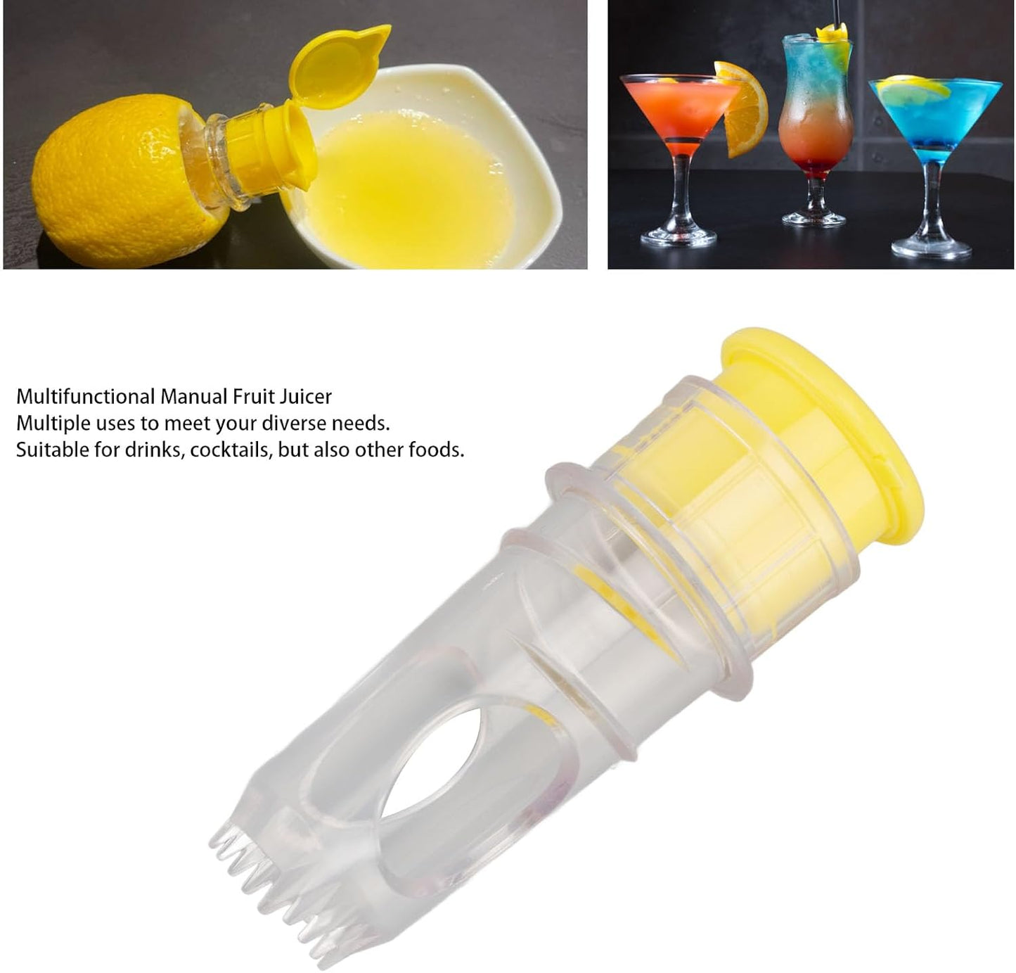 2025 Nowa wyciskarka do cytryn z zakręcanym wieczkiem 🍋✨Kup 2, a 1 dostaniesz GRATIS