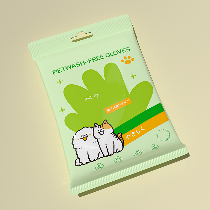 🐶 Rękawice dezodorujące do czyszczenia i dezynfekcji zwierząt bez spłukiwania