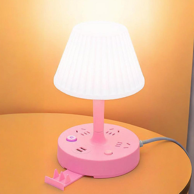 ✨✨Lampka biurkowa z portem USB i wtyczką sieciową