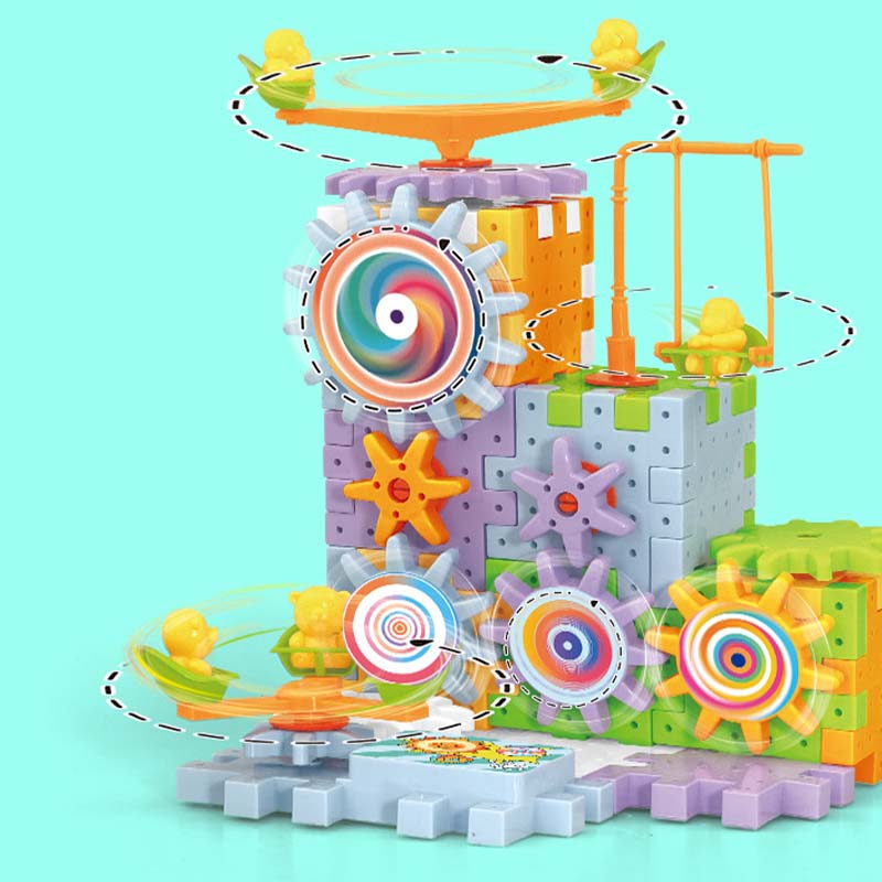 ⚙Gyerekeknek szóló DIY elektromos szerelvény építőelem-készlet