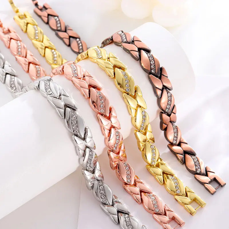 ✨ Elegáns mágneses karkötők nőknek – pihenés a csuklóknak, divatos design és állítható méret 🧲