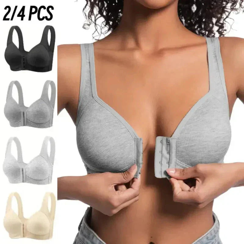 【✨1 + 1 ingyen - 2 db】2026-os új modell: elölcsatos melltartó | Vékony, formáló, merevítő nélküli 👙