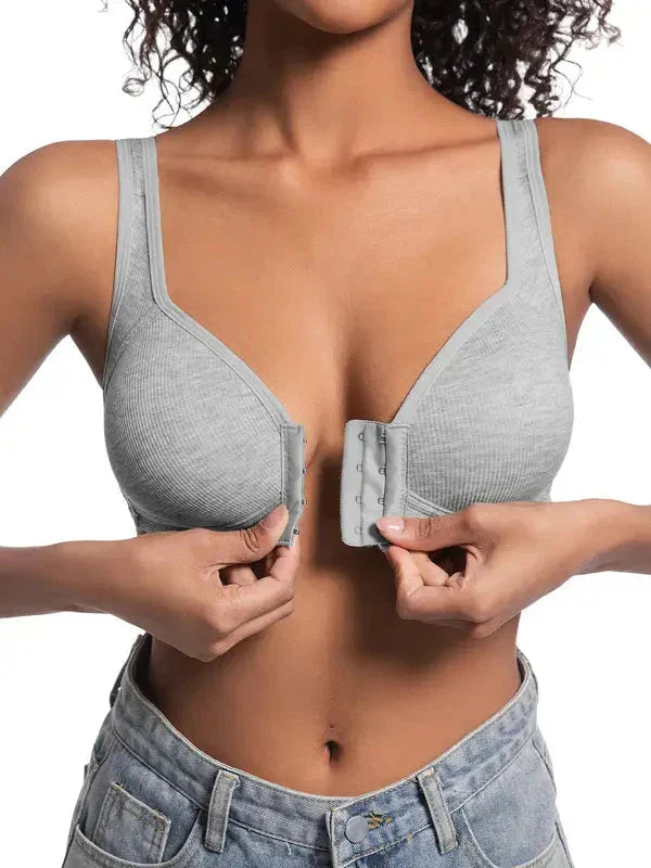 【✨1 + 1 ingyen - 2 db】2026-os új modell: elölcsatos melltartó | Vékony, formáló, merevítő nélküli 👙
