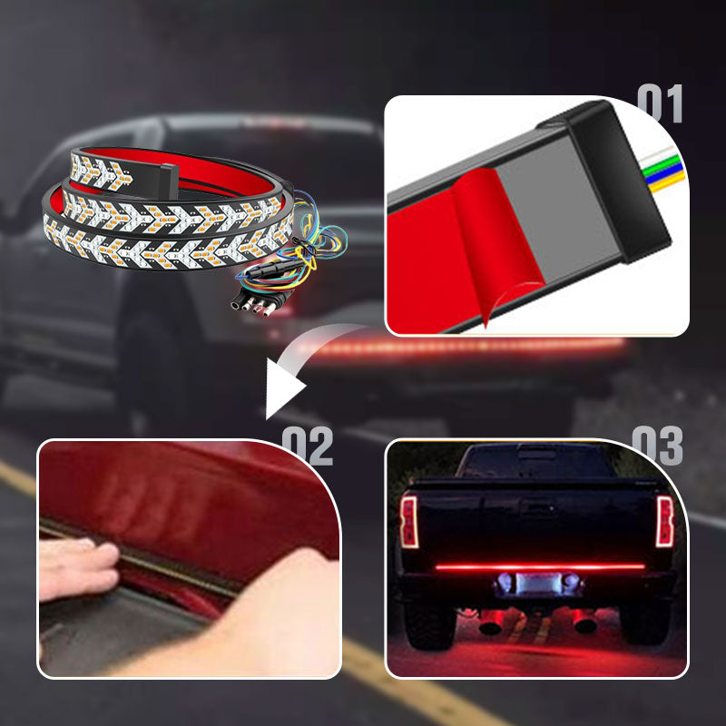 🔥 Vízálló LED sávcsík teherautókhoz – Éjjel-nappal biztonságban! 🚚💡