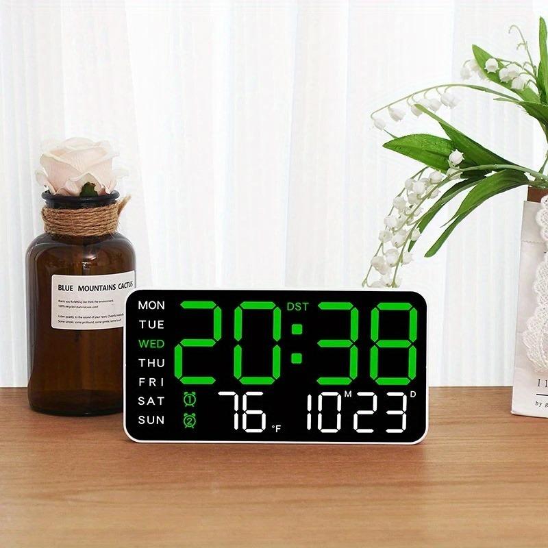 🔥🕘 Nagy LED digitális falióra 🏡