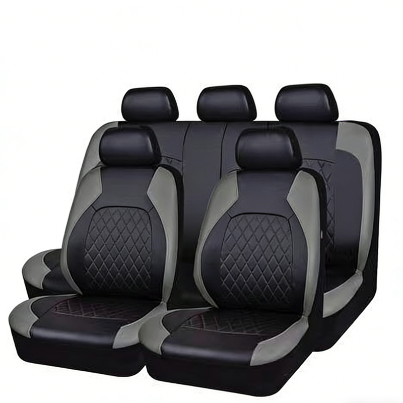9 darabos bőr autóüléshuzat-készlet – Univerzális, prémium védelem! 🚗✨