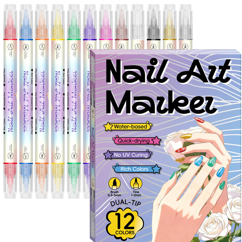 🎨 Szettben kapható körömrajzoló tollak – Egyszerű DIY manikűr és pedikűr otthonra