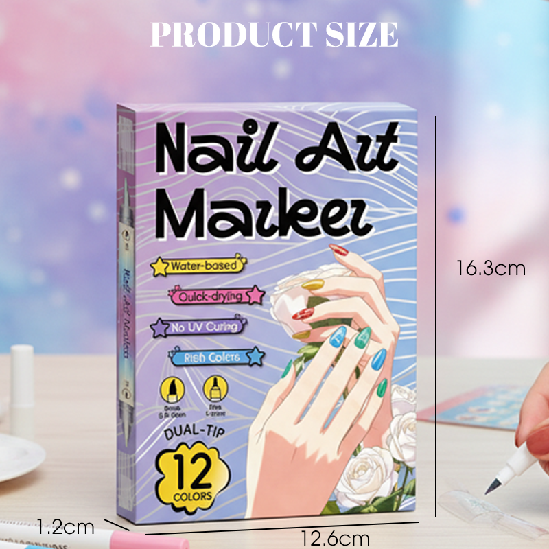 🎨 Szettben kapható körömrajzoló tollak – Egyszerű DIY manikűr és pedikűr otthonra