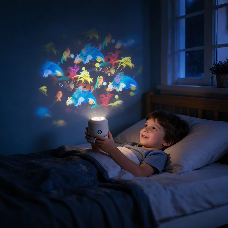 ✨Dinamikusan forgó LED projektor lámpa