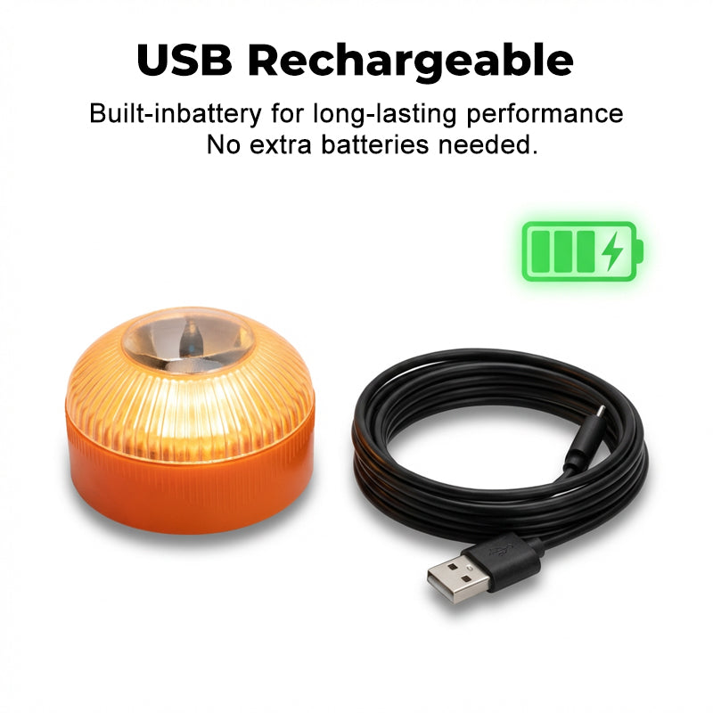 🔥🚗LED-es mágneses vészjelző lámpa🏆