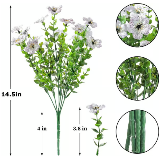 💥2026 továbbfejlesztett, kiváló minőségű anyag 🌱Kiváló művirágok💐