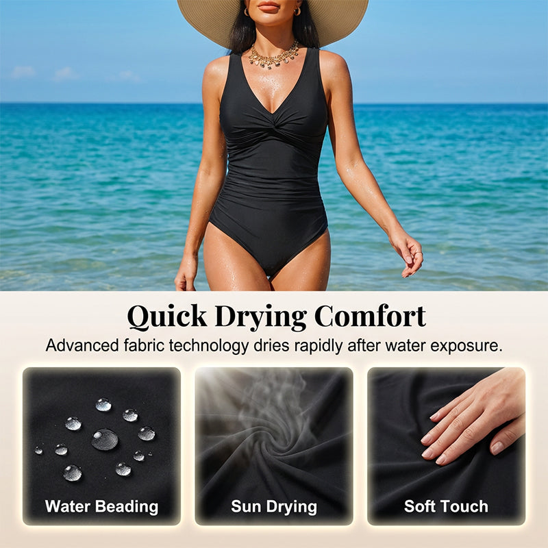 ☀️🏖️ Női, derékvonalat kiemelő egyrészes fürdőruha 🩱 Strandoláshoz kiemelt alakformálással 💕