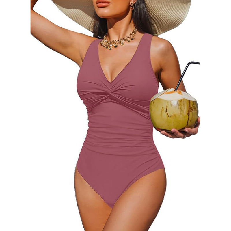 ☀️🏖️ Női, derékvonalat kiemelő egyrészes fürdőruha 🩱 Strandoláshoz kiemelt alakformálással 💕