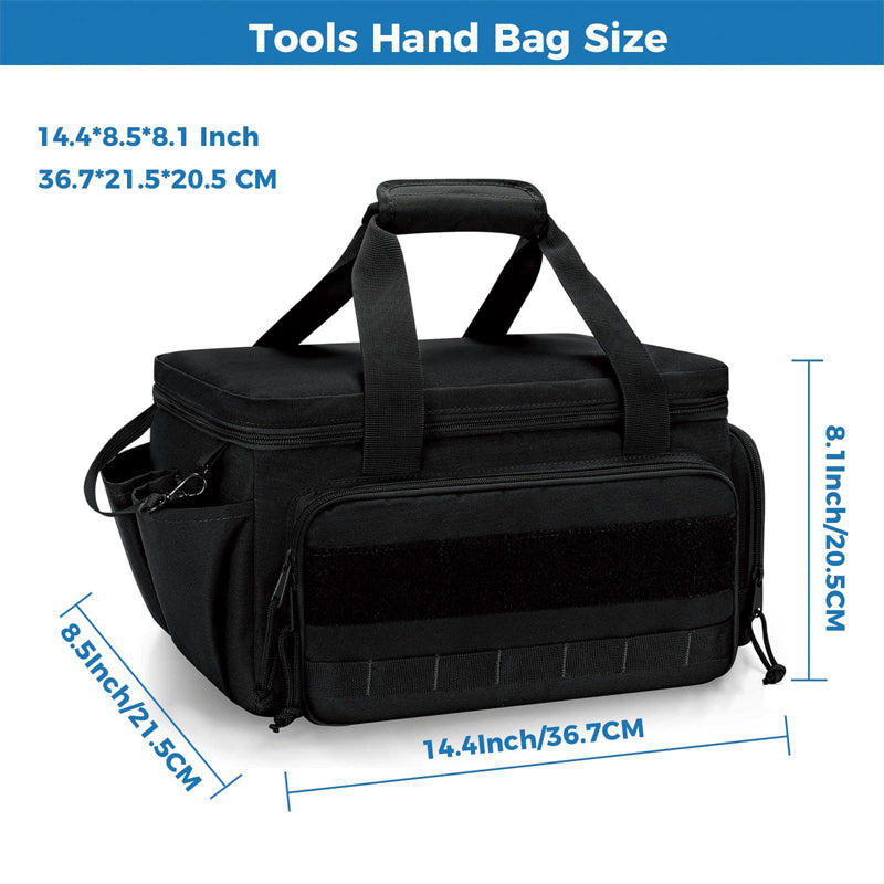🔥 14" Nehéz Kivitelű Szerszámtáska – Erős Vászon, Csúszásmentes Talp | Elektromos- & Barkácsolóknak 🛠️👜
