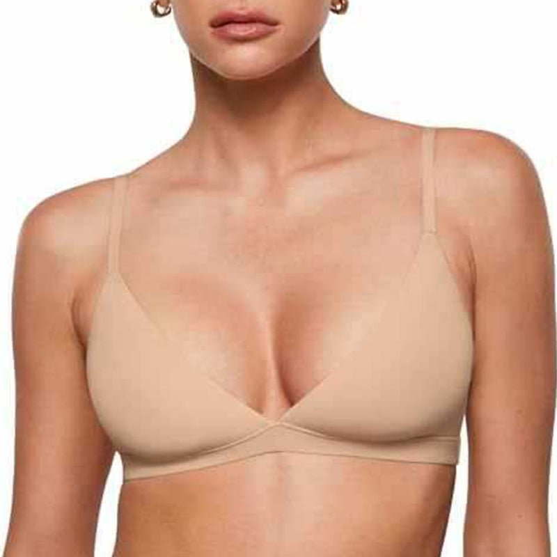 💞Női merevítő nélküli rugalmas anyagú támogató háromszög alakú bralette🌸