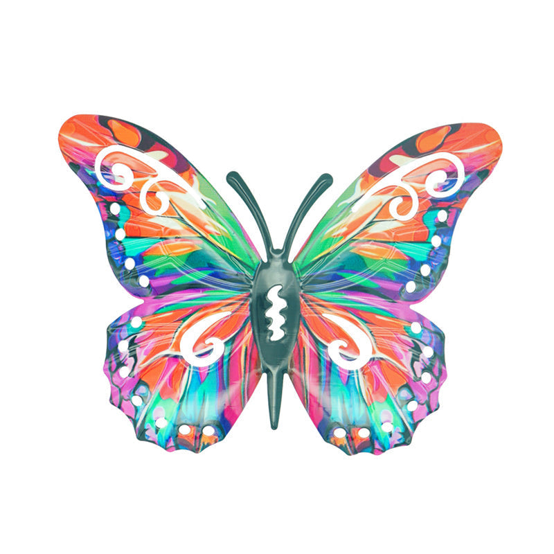 🦋 Fémből készült, pillangó alakú faldekoráció ✨——🌳 Kültéri dekoráció