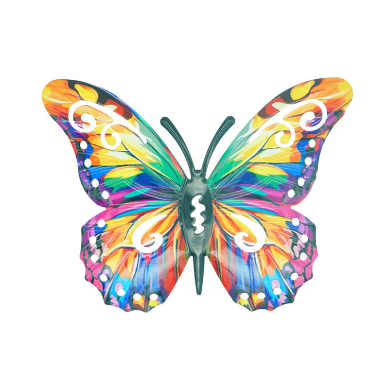 🦋 Fémből készült, pillangó alakú faldekoráció ✨——🌳 Kültéri dekoráció