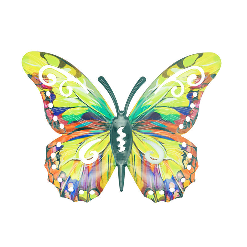 🦋 Fémből készült, pillangó alakú faldekoráció ✨——🌳 Kültéri dekoráció