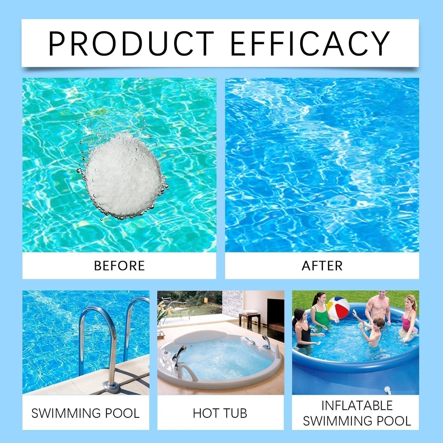 🏊‍♂️ Medence Tisztító Tabletták a Tiszta Vízért 🌊✨