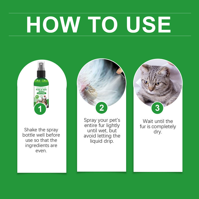 🐶🐱 Természetes bolha- és kullancsirtó spray kutyáknak és macskáknak