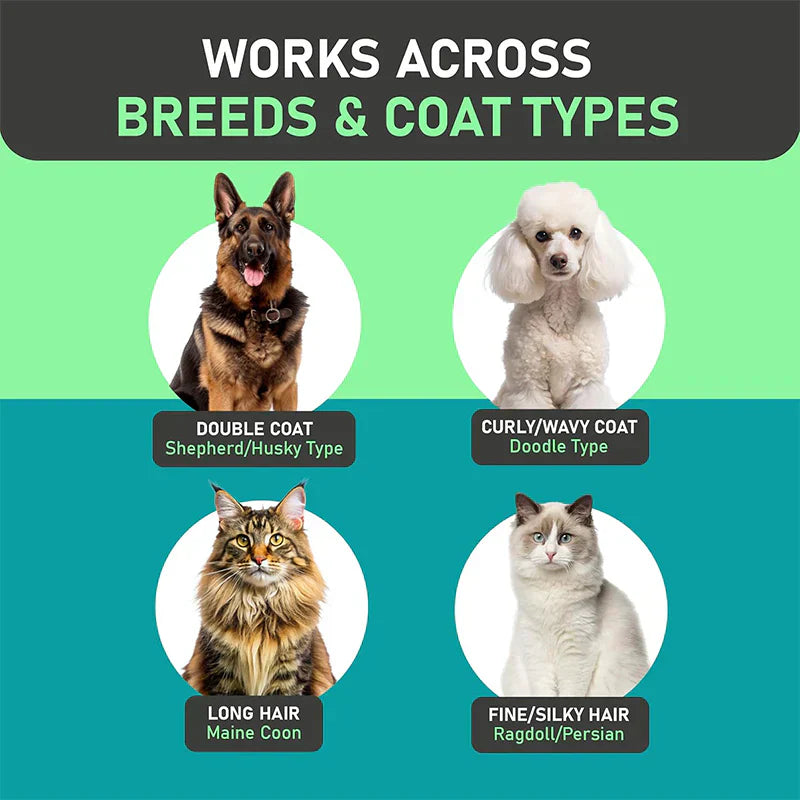 😺🐶1+1 gratis🧹 Dwustronny grzebień dla kotów i psów🐾