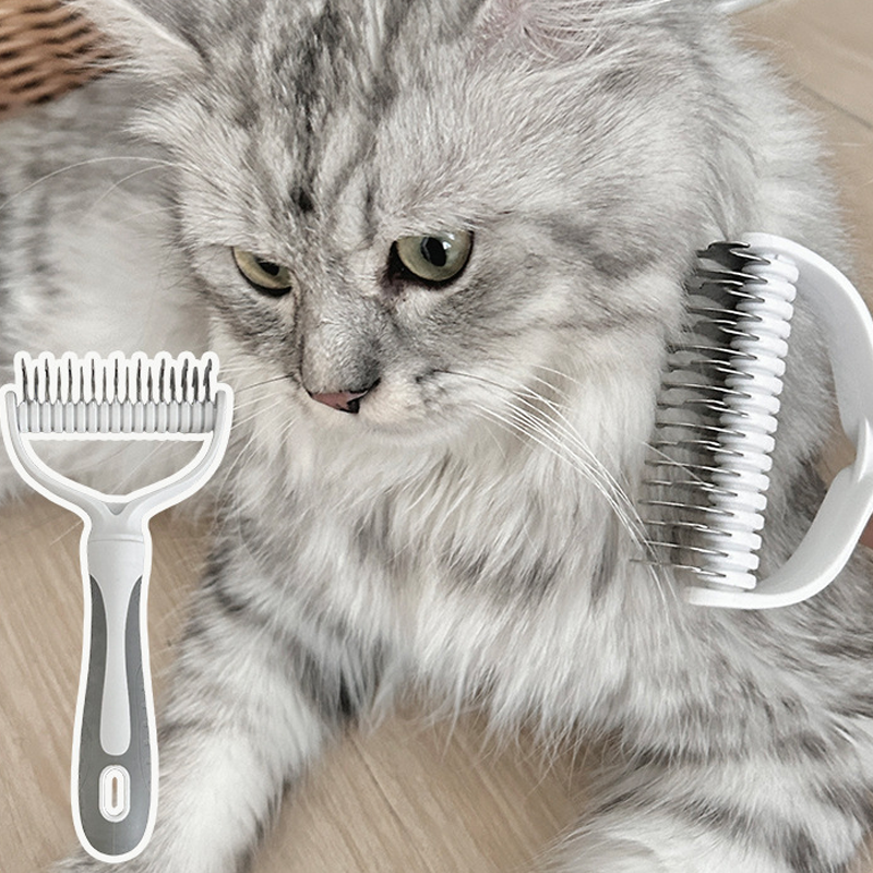 🐾 Kétoldalas állatfésű – gyors és hatékony! ✨