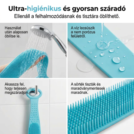 🚿🧼2+1 ingyen💦Kétoldalas szilikon hátdörzs🌿