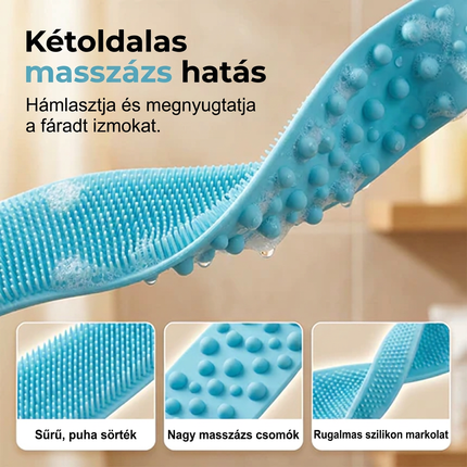🚿🧼2+1 ingyen💦Kétoldalas szilikon hátdörzs🌿