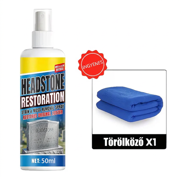 🏛️ Sírtisztító spray – gyors hatású | Gránithoz, márványhoz, kék kőhöz, természetes kőhöz🌿