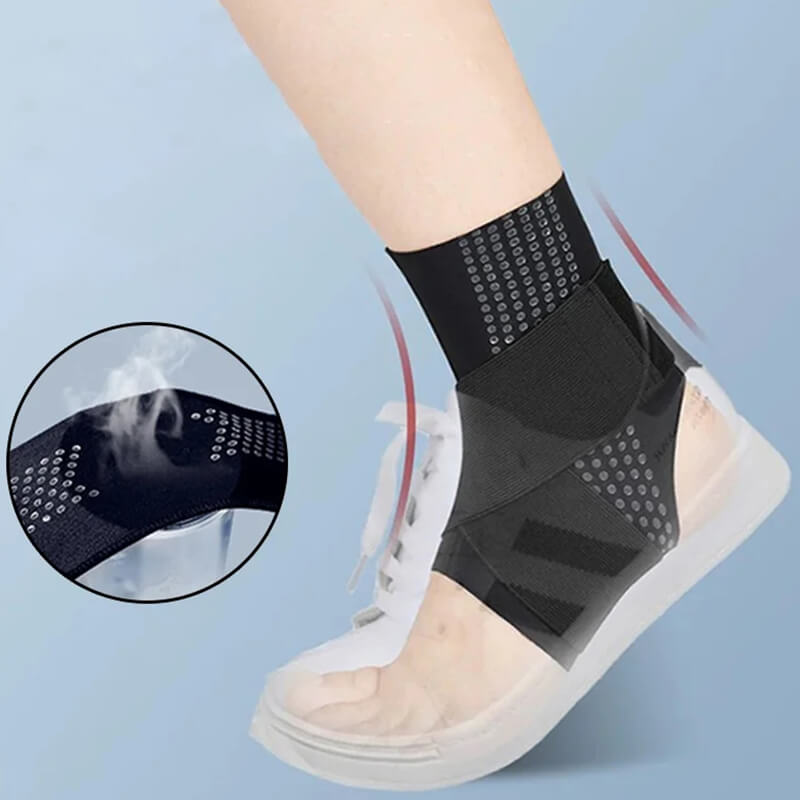 🦶🔒 Felnőtt bokarögzítő – Erős védelem, csökkenti a duzzanatot, cipőbe is befér, ideális a felépüléshez vagy a mindennapi tevékenységekhez ✅