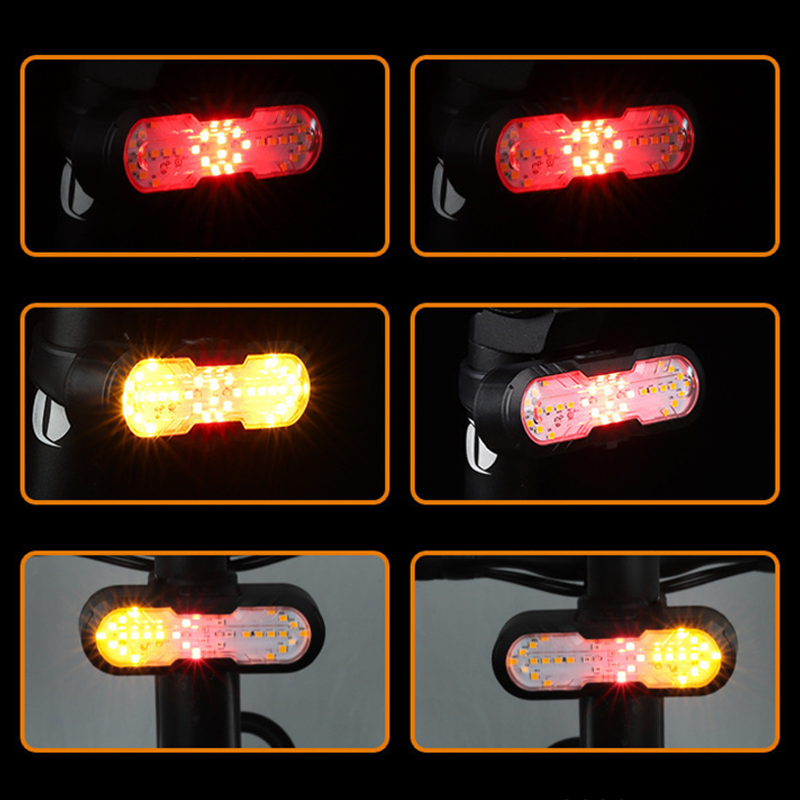 🚨Okos kerékpárlámpa vezeték nélküli távirányítóval🚲