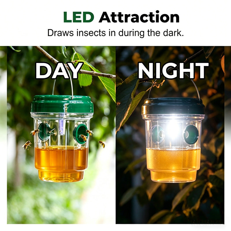 🐝Napenergiával működő függő darázscsapda