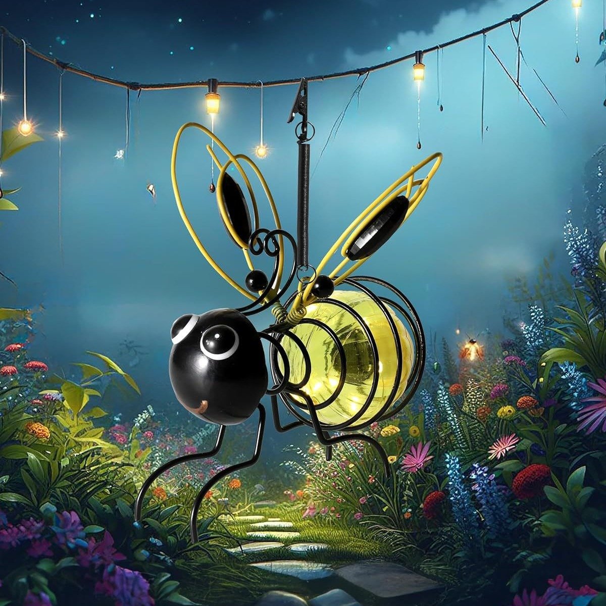 🔥 Az akció utolsó napja 🐝 Napelemes függő rovarlámpa