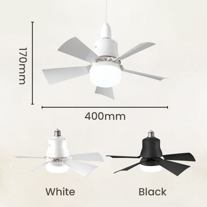 ✨ 2 az 1-ben Hordozható Ventilátor és Lámpa: Távirányítóval – Raktáron! 🌬️