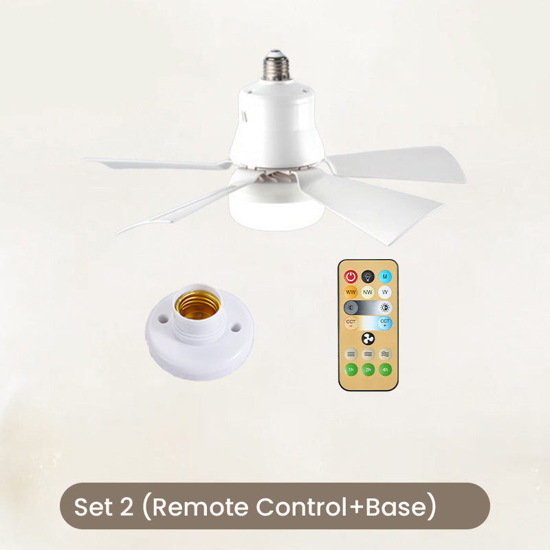 ✨ 2 az 1-ben Hordozható Ventilátor és Lámpa: Távirányítóval – Raktáron! 🌬️