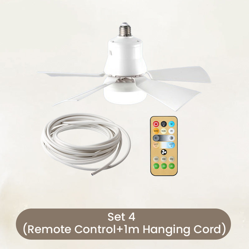 ✨ 2 az 1-ben Hordozható Ventilátor és Lámpa: Távirányítóval – Raktáron! 🌬️