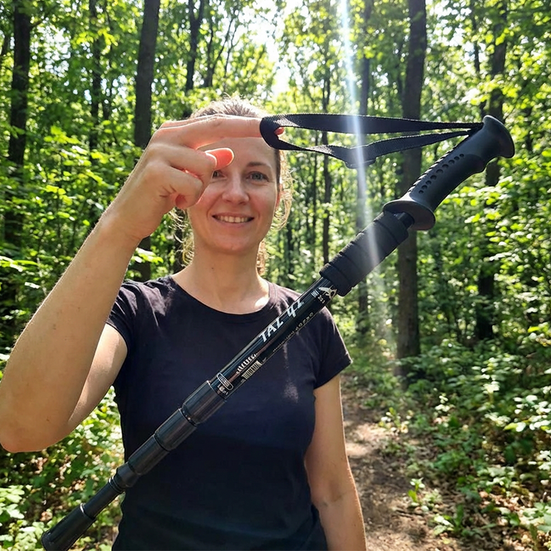 ⛰️Állítható alumíniumötvözet túrabot – Tartós, ütéscsillapító, könnyű 🌲