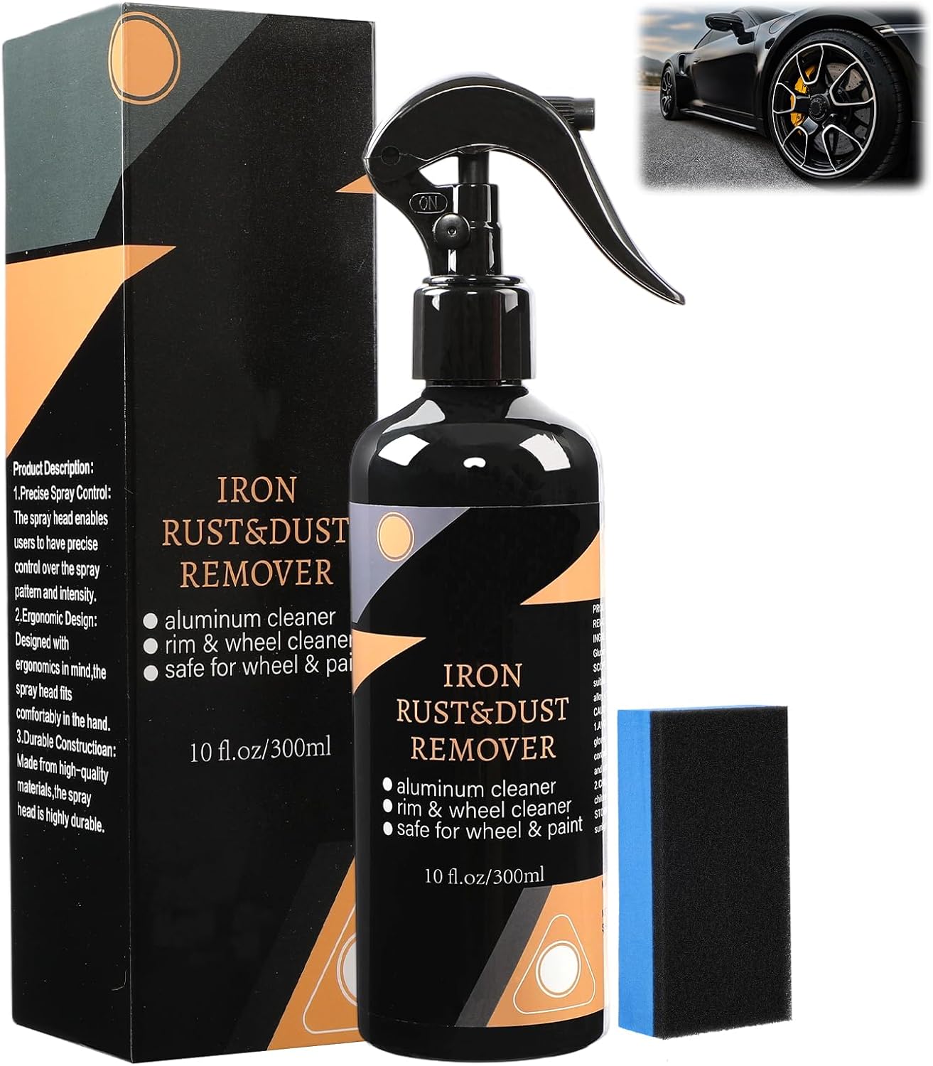 🌱 Távolítsa el a rozsdát és szennyeződést – Univerzális kerék- és felnitisztító spray, rozsdaeltávolító – Utánvétes 🚗✨