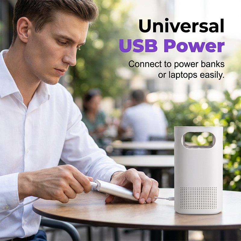 💡 USB-s LED Szúnyogirtó Lámpa: Vegyszermentes Védelem – Raktáron! 🦟