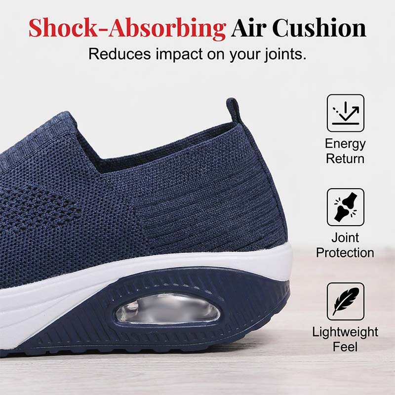 🌬️🌿 Női légpárnás slip-on sétálócipő – Légies kényelem és könnyű viselet ☁️👟