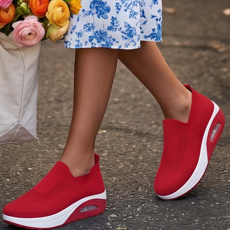 🌬️🌿 Női légpárnás slip-on sétálócipő – Légies kényelem és könnyű viselet ☁️👟