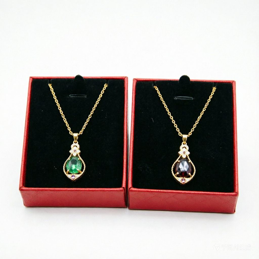 ✨ Elegáns négylevelű lóhere alakú csepp nyaklánc | 14K aranyozott, szerencseszimbólum – Utánvét 💎💖
